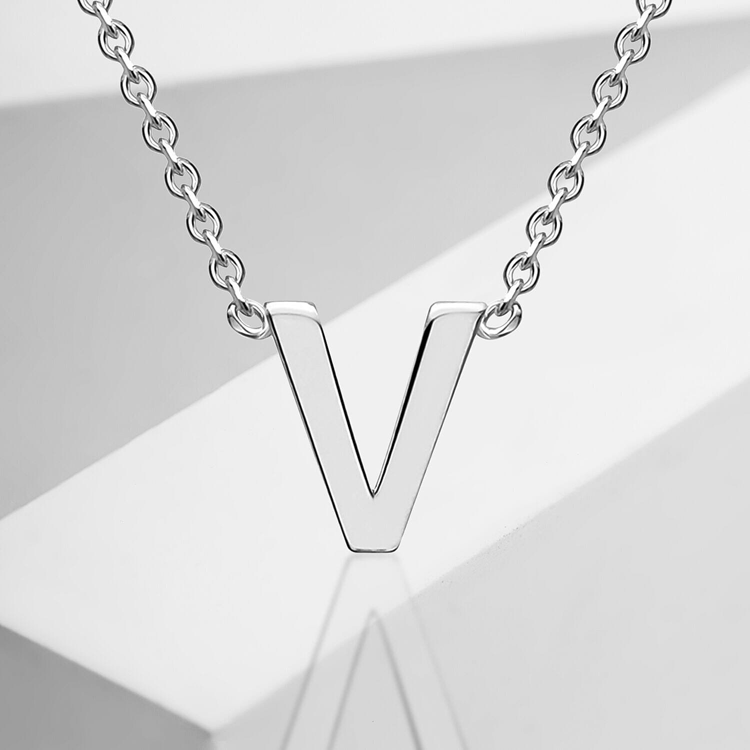 9K White Gold  NecklaceE (Size - 15),  Gold Wt. 0.74 Gms