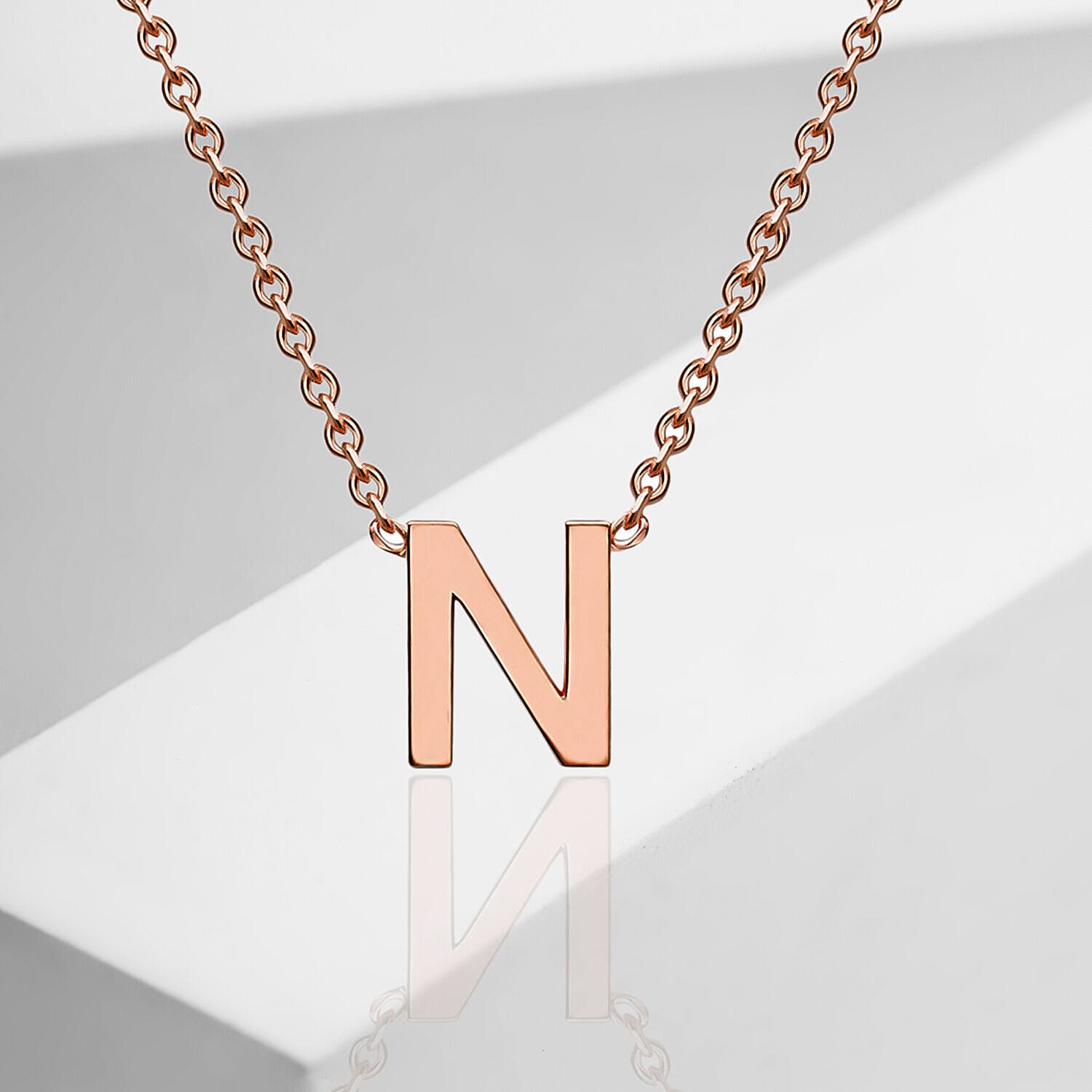 9K Rose Gold  NecklaceE (Size - 15),  Gold Wt. 0.65 Gms
