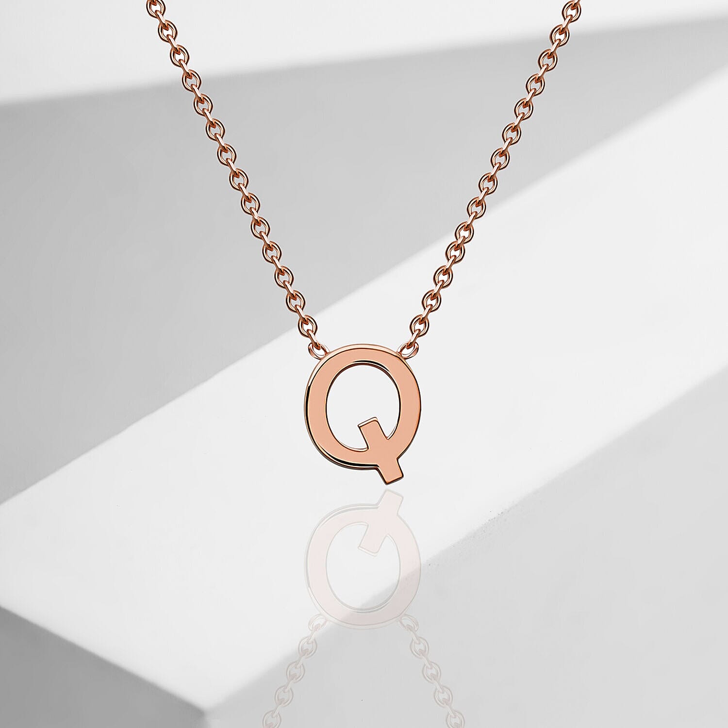 9K Rose Gold  NecklaceE (Size - 15),  Gold Wt. 0.65 Gms