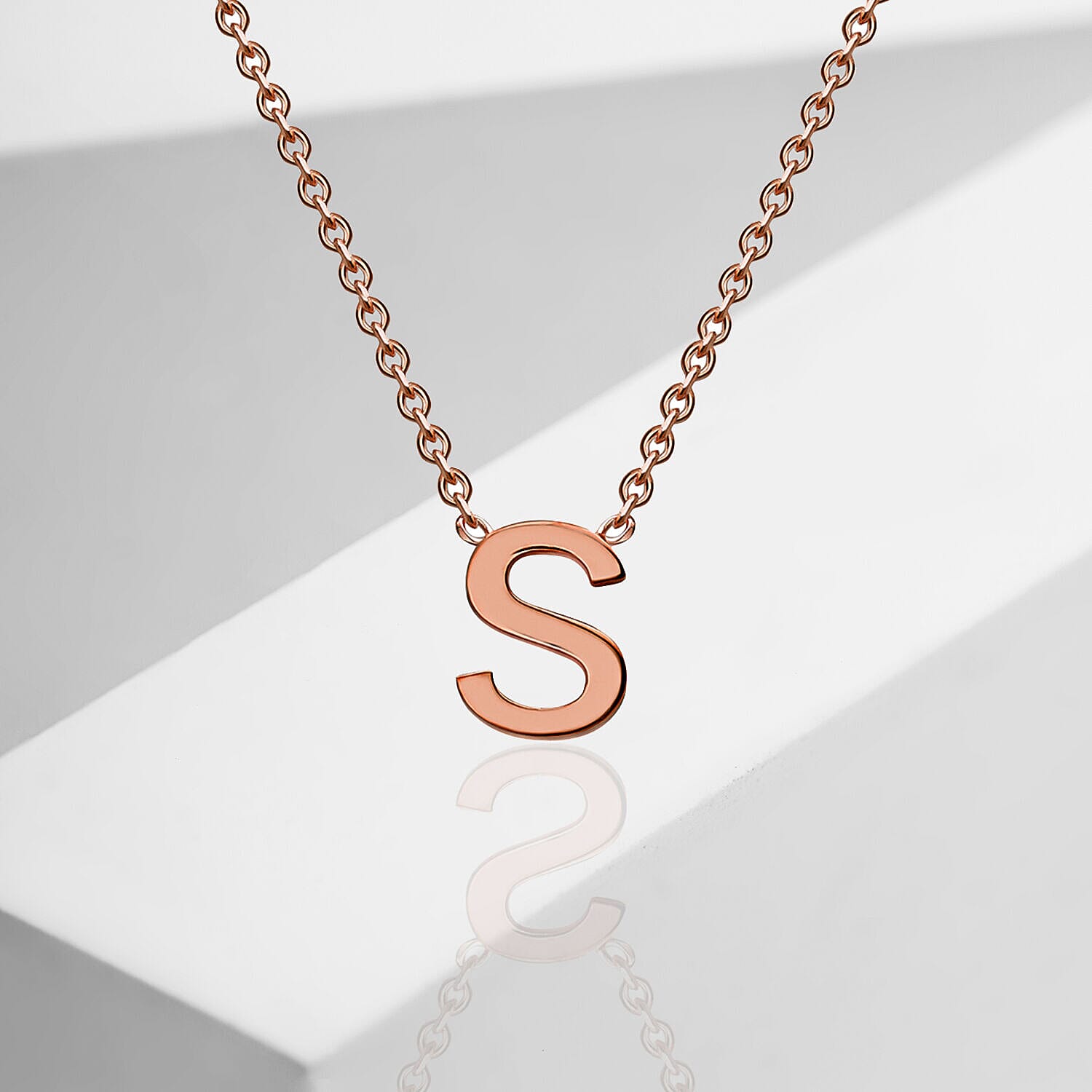 9K Rose Gold  NecklaceE (Size - 15),  Gold Wt. 0.65 Gms