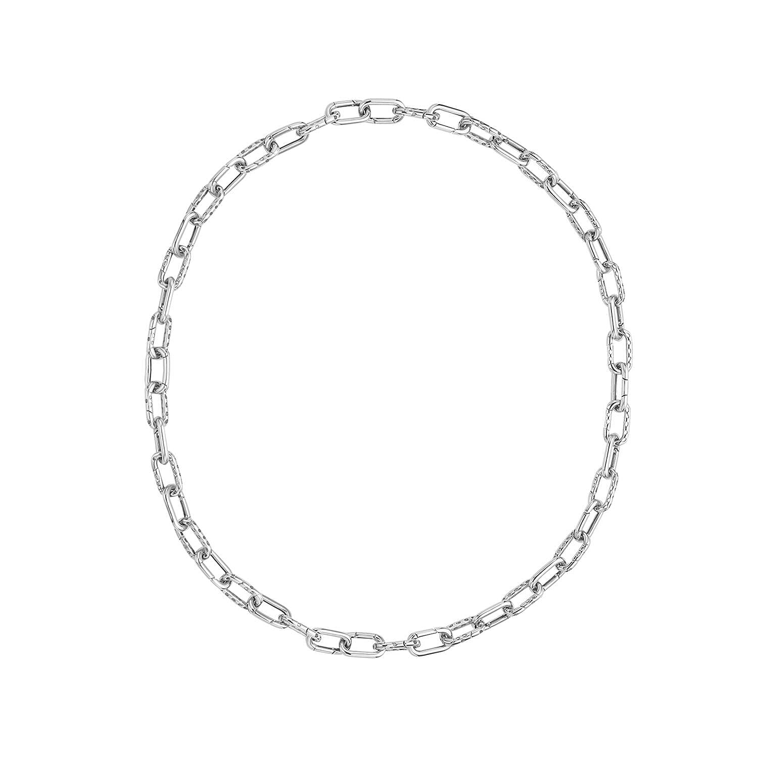 RACHEL GALLEY -  Rhodium Overlay Sterling Silver Necklace (Size - 20), Silver Wt. 36.50 Gms