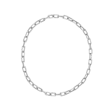 RACHEL GALLEY -  Rhodium Overlay Sterling Silver Necklace (Size - 20), Silver Wt. 36.50 Gms