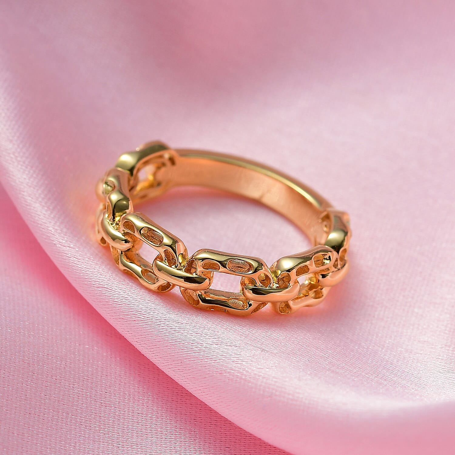 RACHEL GALLEY - 18K Vermeil Yellow Gold Overlay Sterling Silver Paperclip Ring