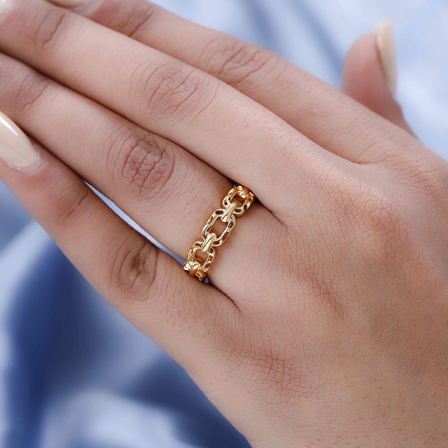 RACHEL GALLEY - 18K Vermeil Yellow Gold Overlay Sterling Silver Paperclip Ring