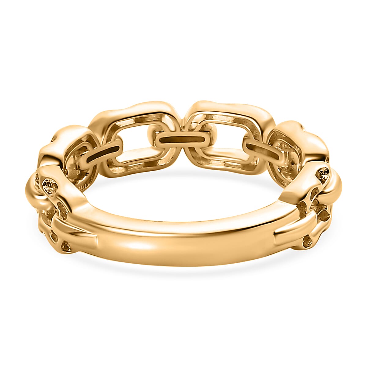 RACHEL GALLEY - 18K Vermeil Yellow Gold Overlay Sterling Silver Paperclip Ring