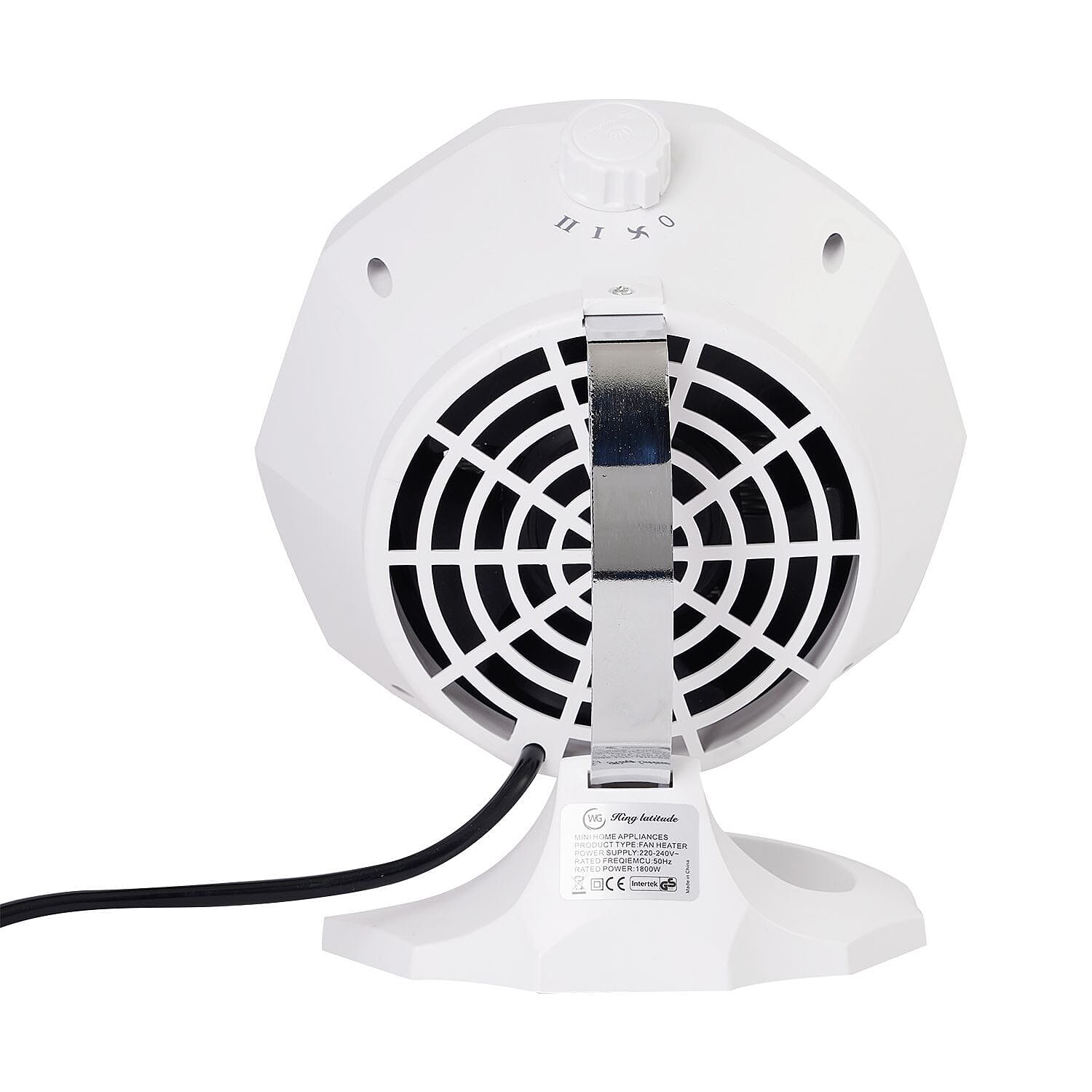 Homesmart Miniature Heater with Cooler Mode and 2 Heat Settings (1000w and 1800w) - White