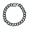 Monster Deal- White Diamond Curb Bracelet (Size - 7.5) in Platinum Overlay Sterling Silver 3.00 Ct Silver Wt 24.00 Grams