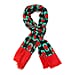 Wool Printed Scar - Green & Red