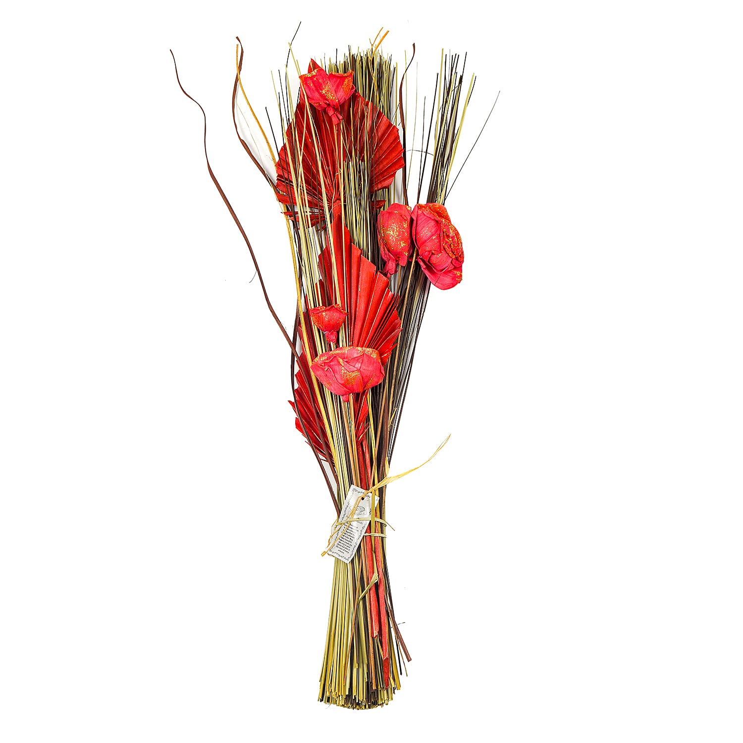 Dried Flower Arrangement (One Size) - Red