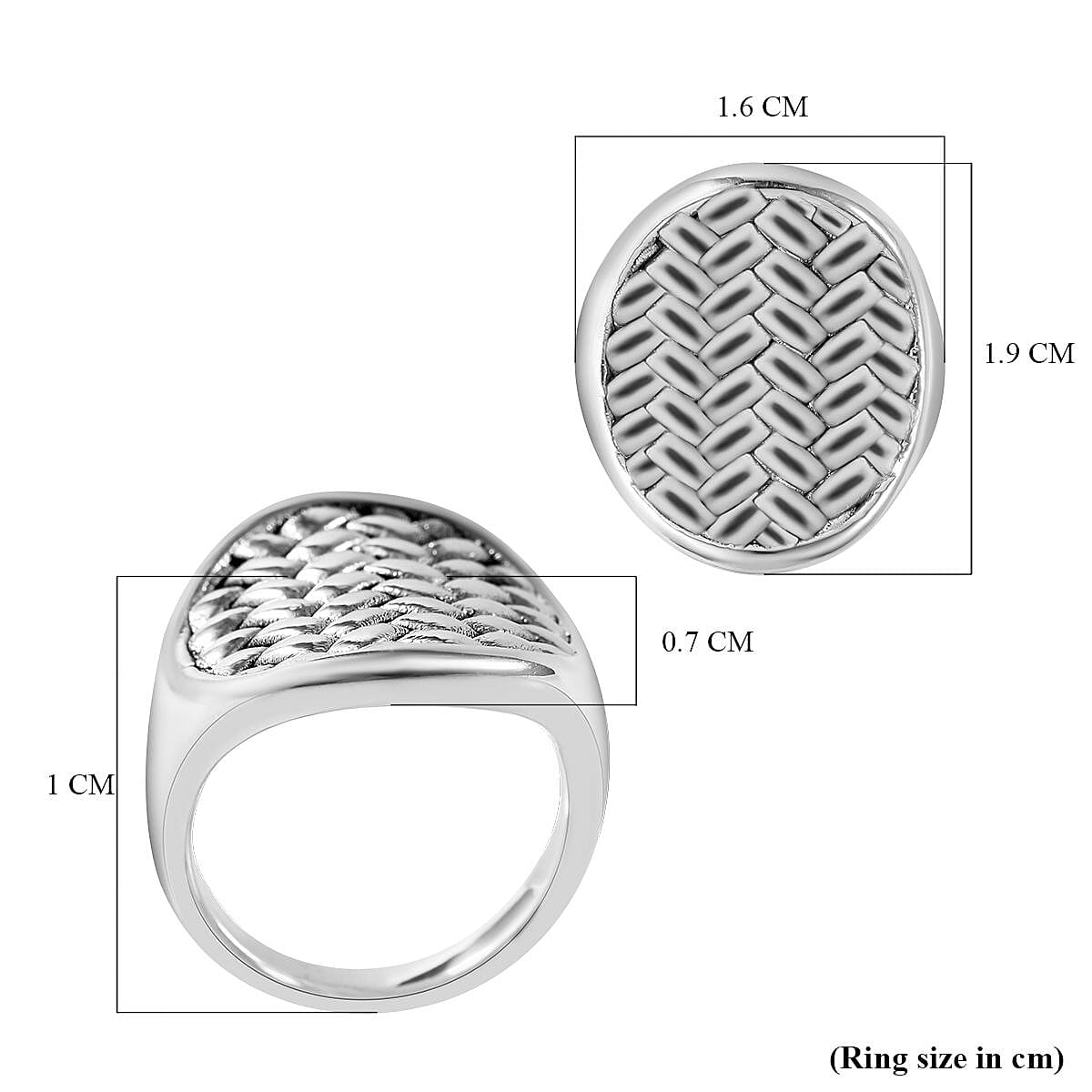 Sterling Silver Wave Ring