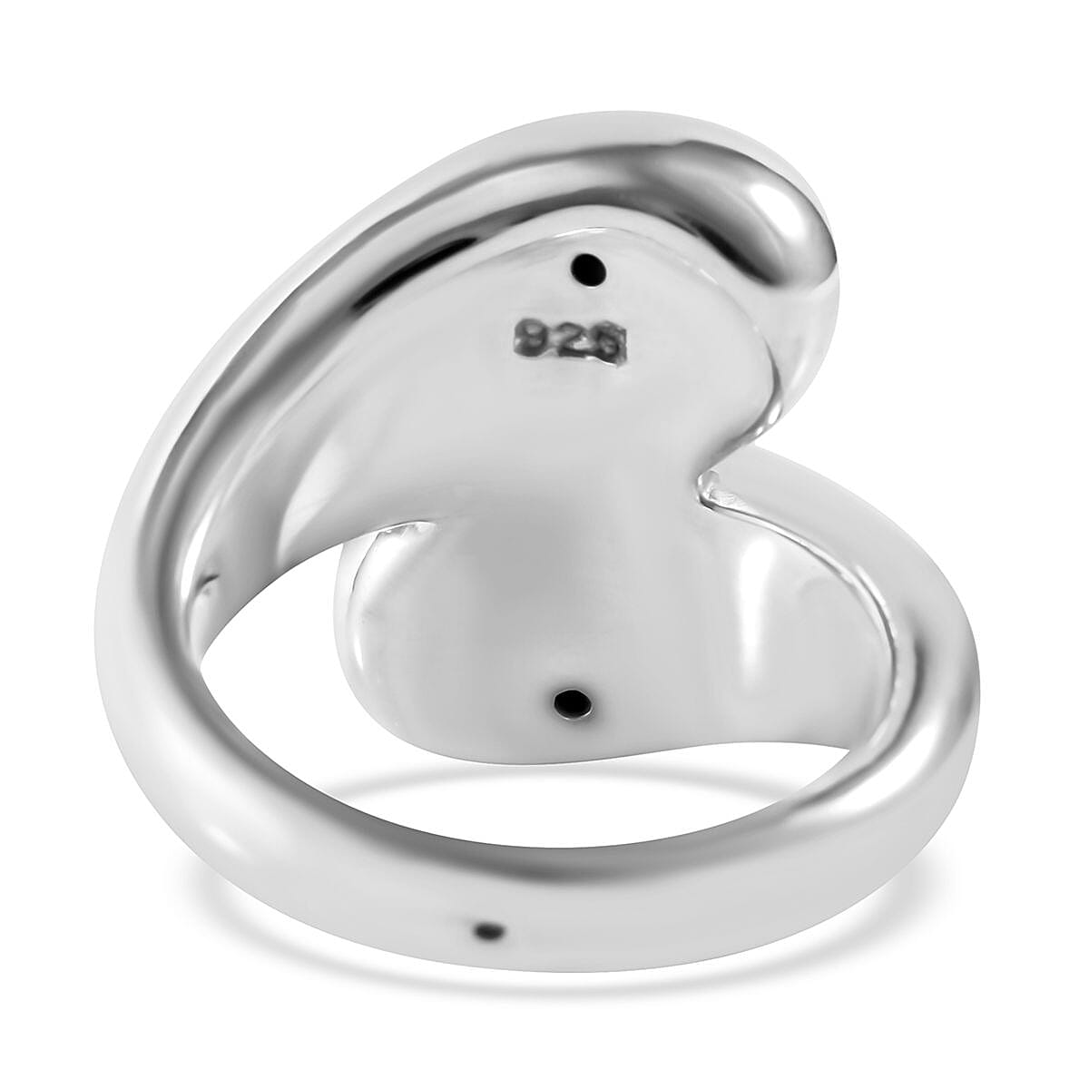 Sterling Silver Crossover Ring, Silver Wt. 5.00 Gms