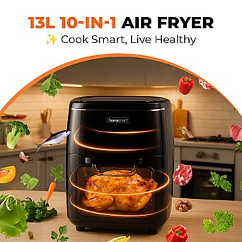 https://tjcuk.sirv.com/Products/72/5/7253918/Homesmart-13L-10-in-1-Air-Fryer-Size-39x35x31-Cm-Black_7253918_1.jpg?w=342&h=342