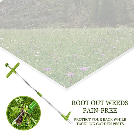 Best Selling Weeder - Long Handled Aluminium Weed Tool (Size 100 Cm) - No Bending, Easy Removing Weeder