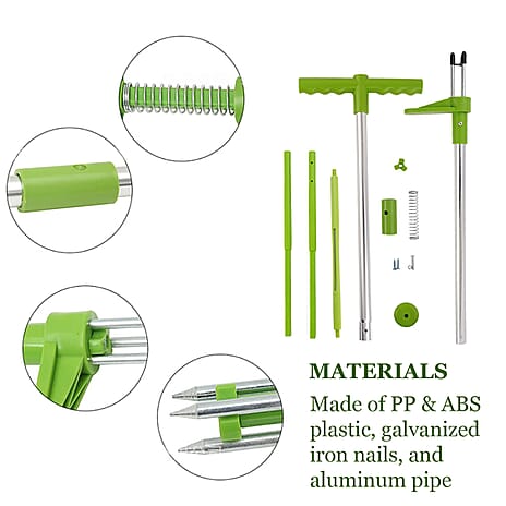 Best Selling Weeder - Long Handled Aluminium Weed Tool (Size 100 Cm) - No Bending, Easy Removing Weeder