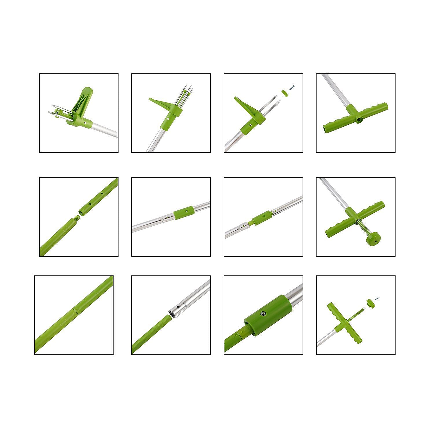 Best Selling Weeder - Long Handled Aluminium Weed Tool (Size 100 Cm) - No Bending, Easy Removing Weeder