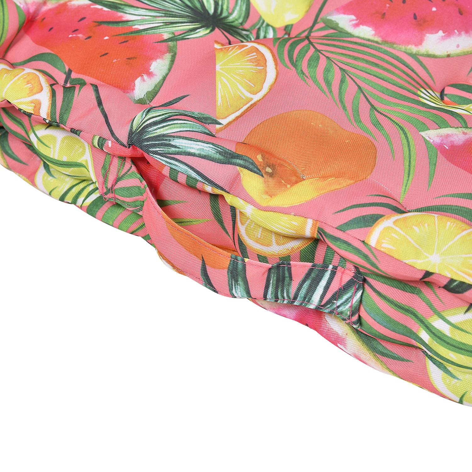 Set of 2 - Portable Outdoor Booster Cushion with Handle- Pink and Multi