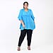 DOD - Tamsy 100% Viscose Top (Size - One Size) - Blue