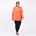 DOD - Tamsy 100% Viscose Top (Size - One Size Curve) - Orange