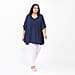 DOD - Tamsy 100% Viscose Top (Size - One Size) - Navy