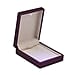 LED Light Illuminated Necklace and Pendant Gift Box with Velvet Interior Lining (Size 9X7X3 cm) - Purple