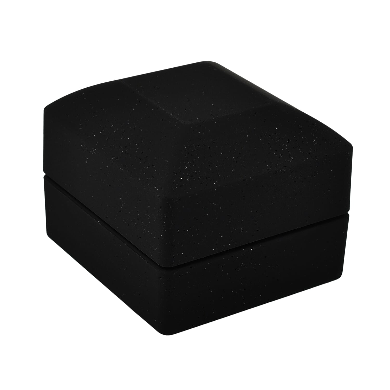 Solid Jewellery Box (Size 6x6x5 cm) - Black & Red