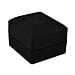 LED Light Illuminated Ring Gift Box with Velvet Interior Lining - Red