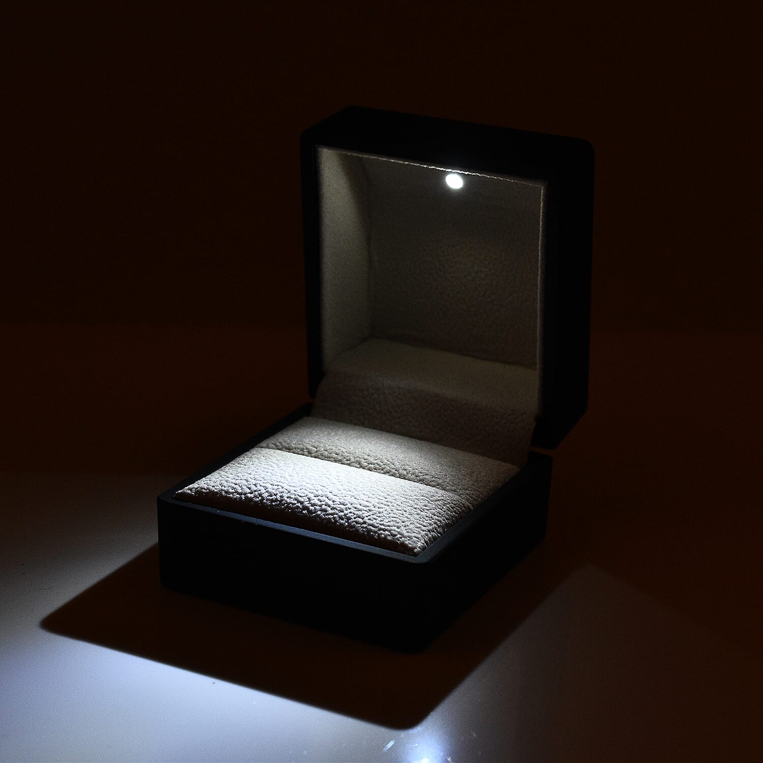 Solid Jewellery Box (Size 6x6x5 cm) - Black & Red