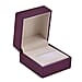LED Light Illuminated Ring Gift Box with Velvet Interior Lining - Red