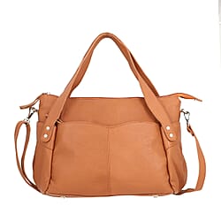 100%  Genuine Leather RFID Bailey Bag (Size 43x28x7 cm) - Black