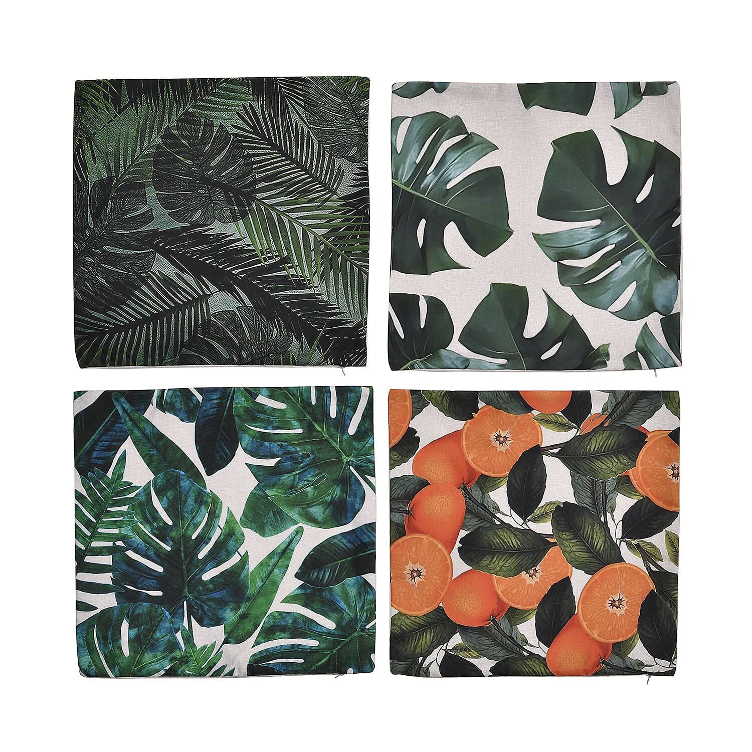 Homesmart Pack of 4 Outdoor water resistant Cushion Covers (Size 45x45 cm)