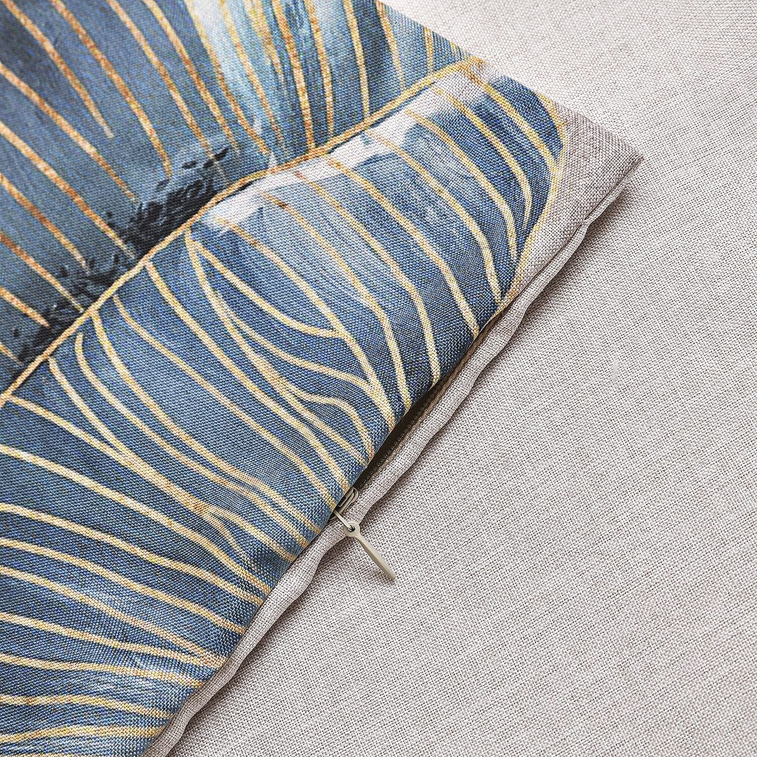 Homesmart Pack of 4 Outdoor Water Resistant Cushion Covers (Size 45 cm) - Peacock Green