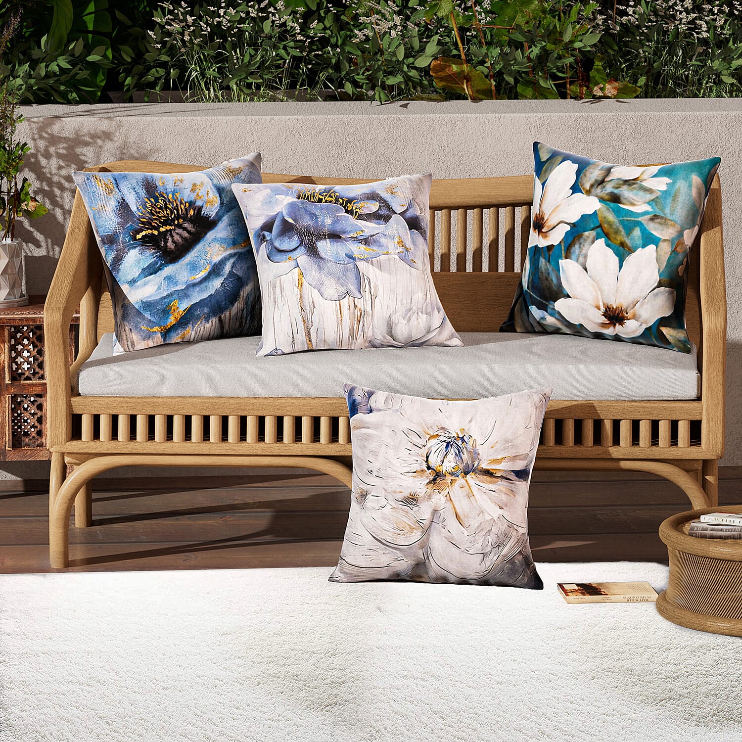 Set of clearance 4 outdoor cushions