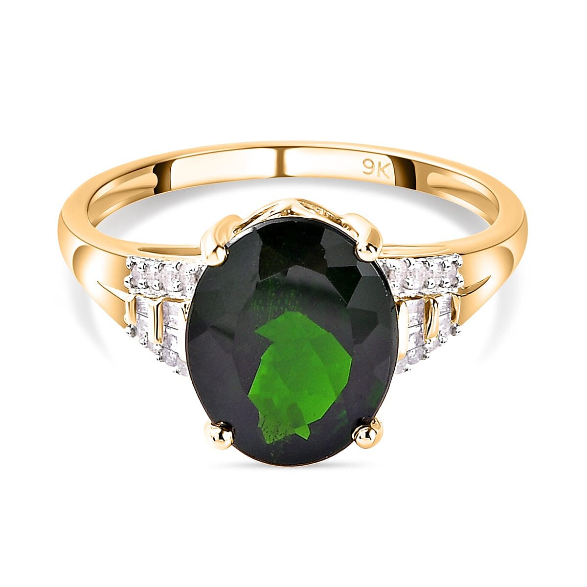 Russian diopside gold on sale rings