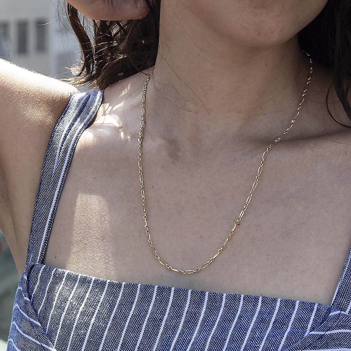 9K Yellow Gold  Chain (Size - 20),  Gold Wt. 3.4 Gms