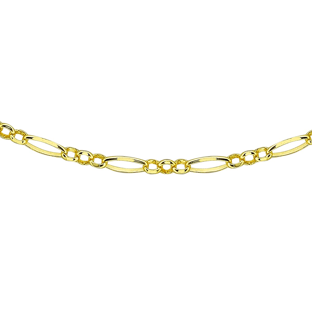 9K Yellow Gold  Chain (Size - 24),  Gold Wt. 4.1 Gms