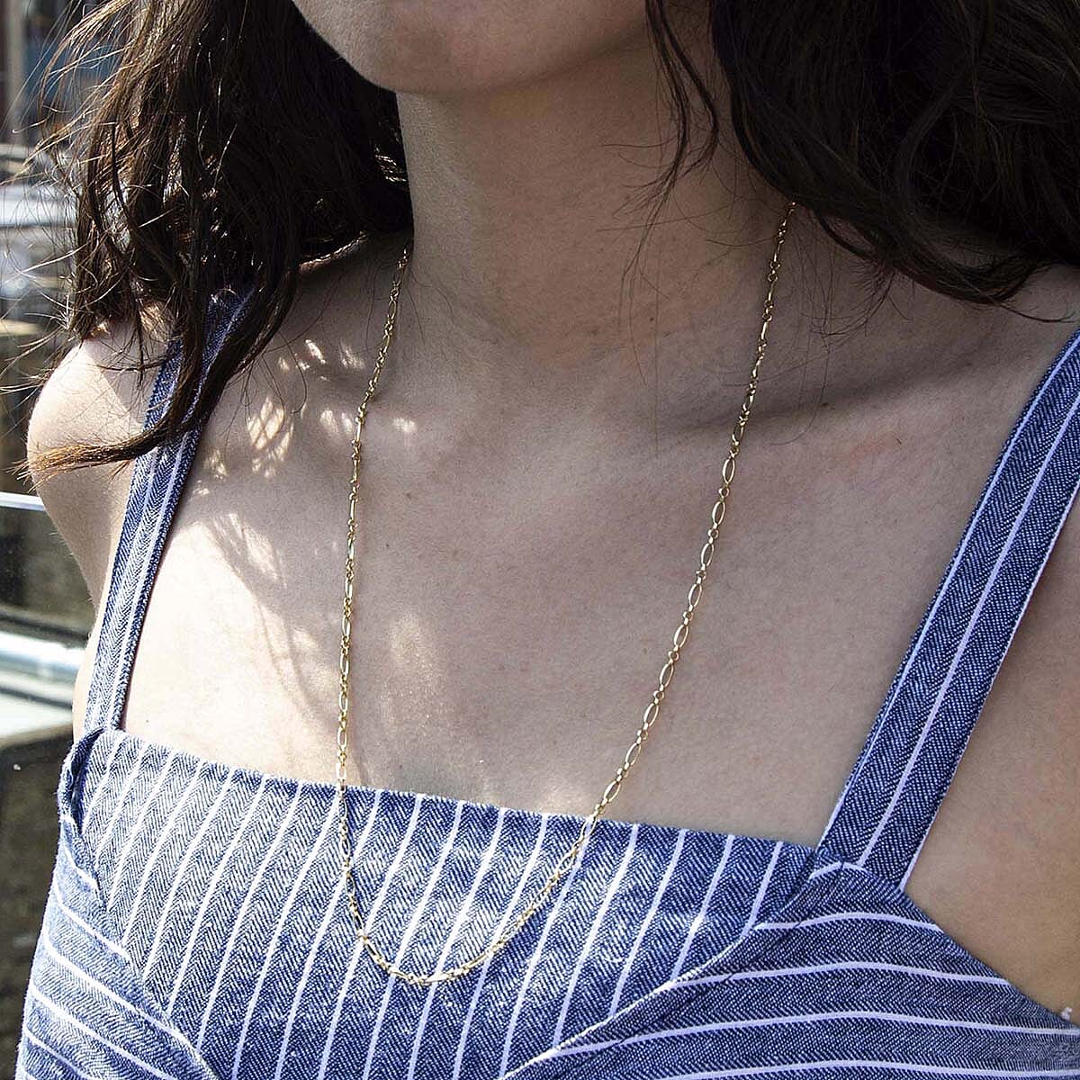 9K Yellow Gold  Chain (Size - 24),  Gold Wt. 4.1 Gms