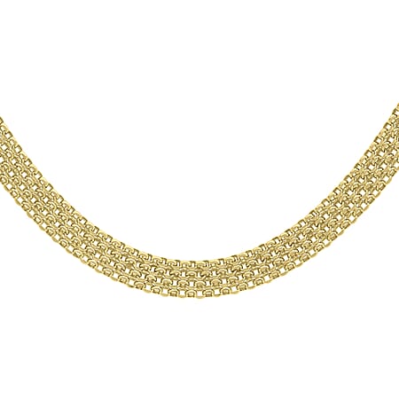 9K Yellow Gold 8.6 MM Belcher With Lobster Clasp 17 Inch Polished