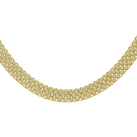 9K Yellow Gold  Chain (Size - 17),  Gold Wt. 11.5 Gms