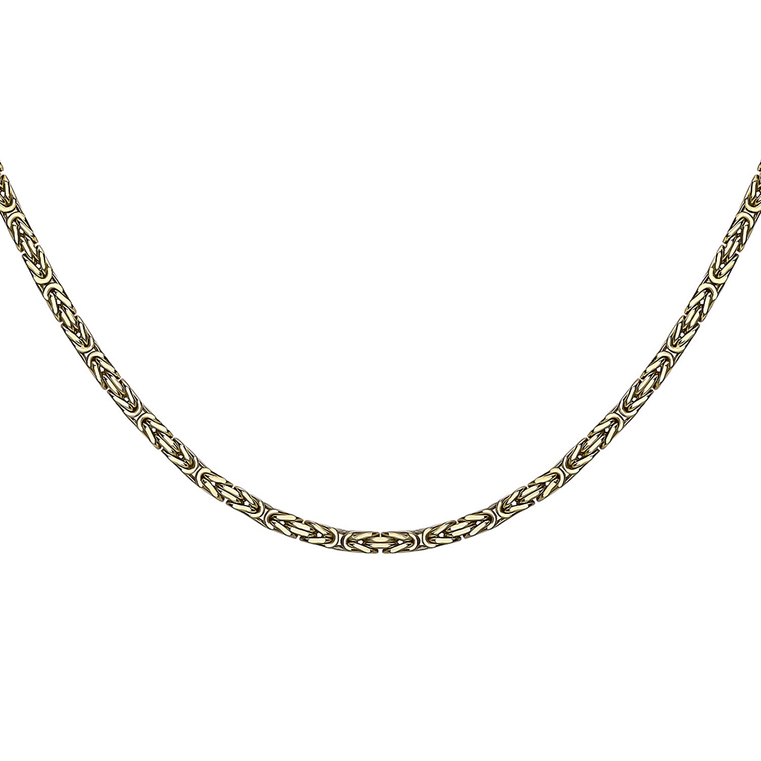 9K Yellow Gold  Chain (Size - 20),  Gold Wt. 15 Gms