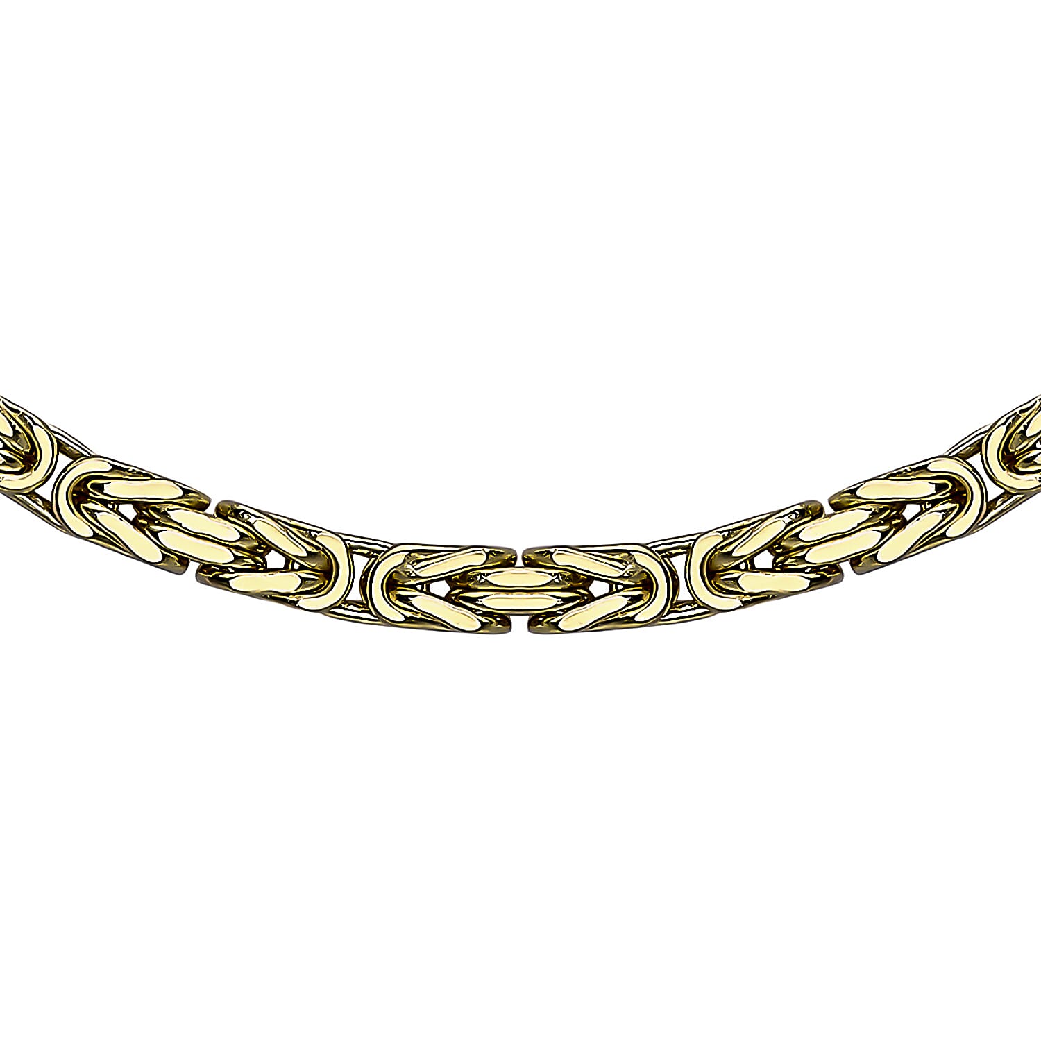 9K Yellow Gold  Chain (Size - 22),  Gold Wt. 15.50 Gms