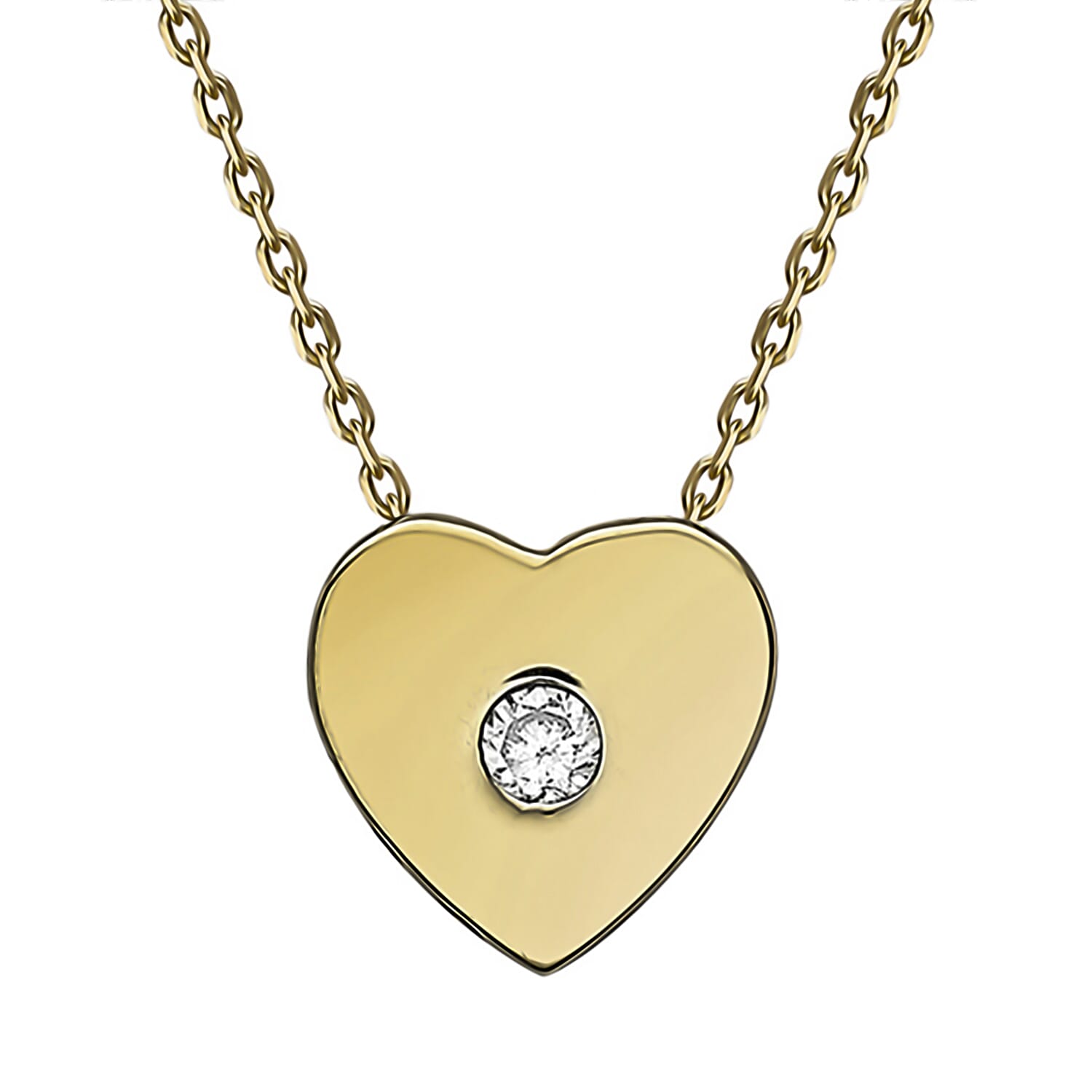 9K Yellow Gold  NecklaceE (Size - 18),  Gold Wt. 1.5 Gms