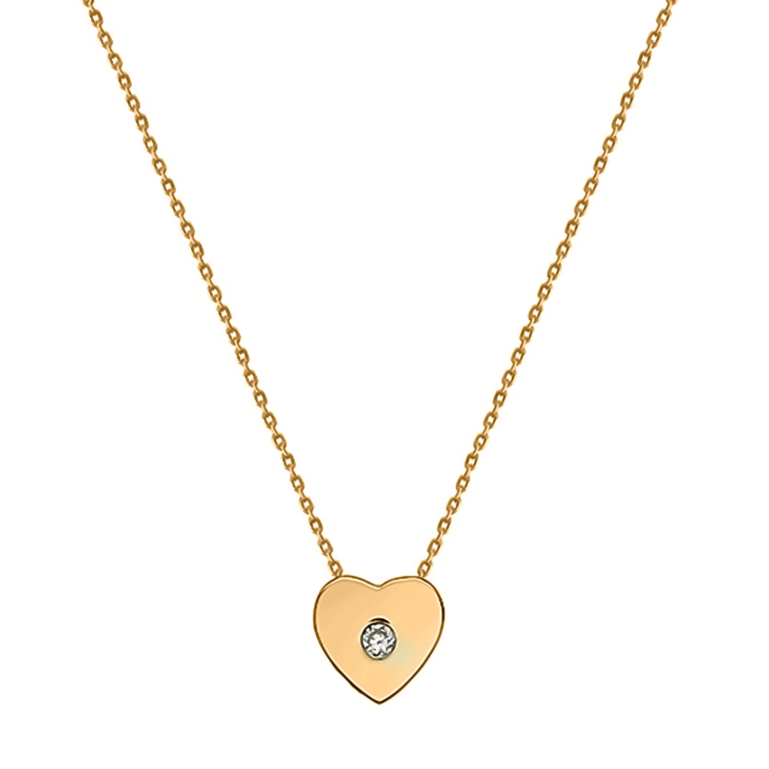 9K Yellow Gold  NecklaceE (Size - 18),  Gold Wt. 1.5 Gms