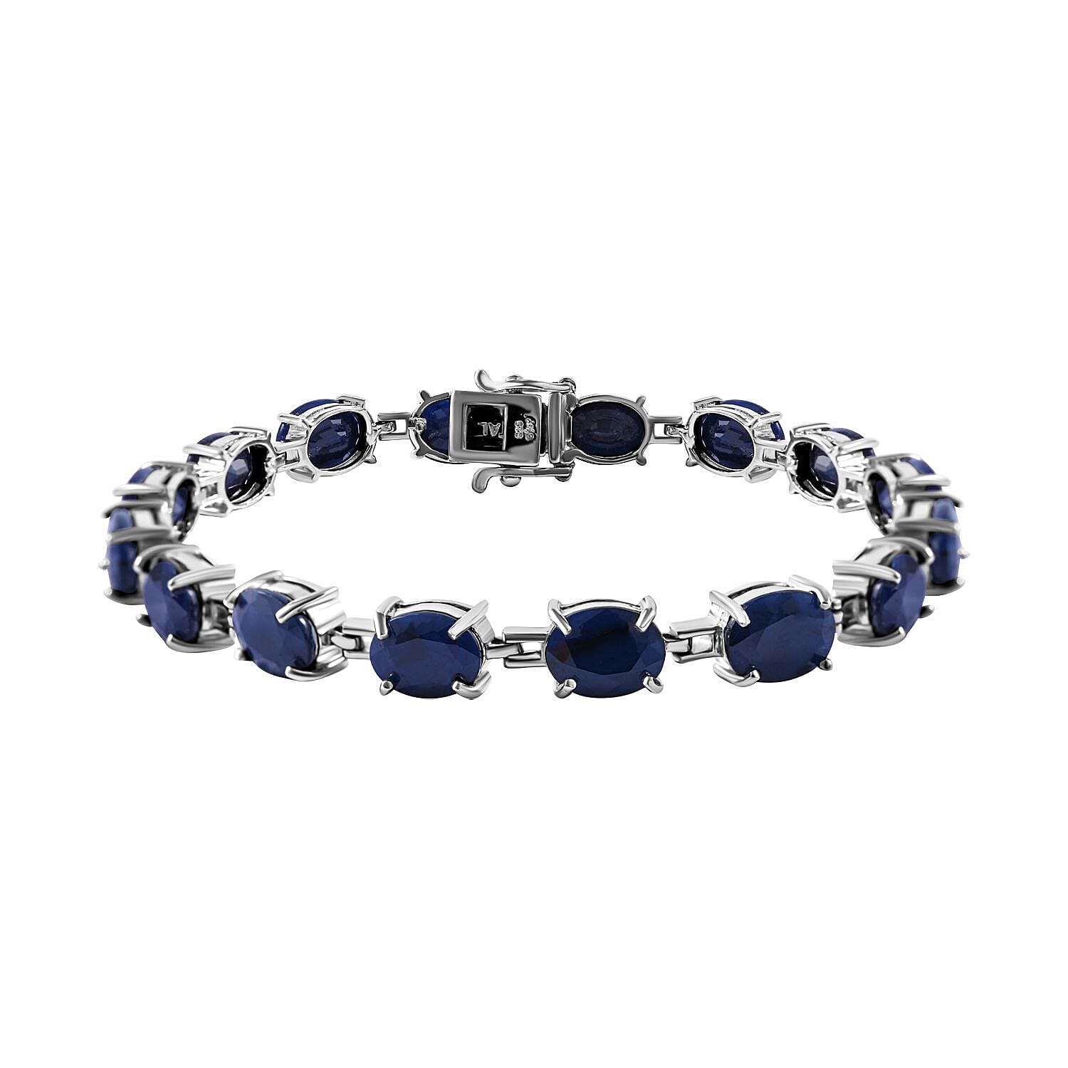 Sterling silver outlet sapphire bracelet