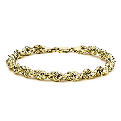 9K Yellow Gold  Bracelet (Size - 8),  Gold Wt. 7 Gms