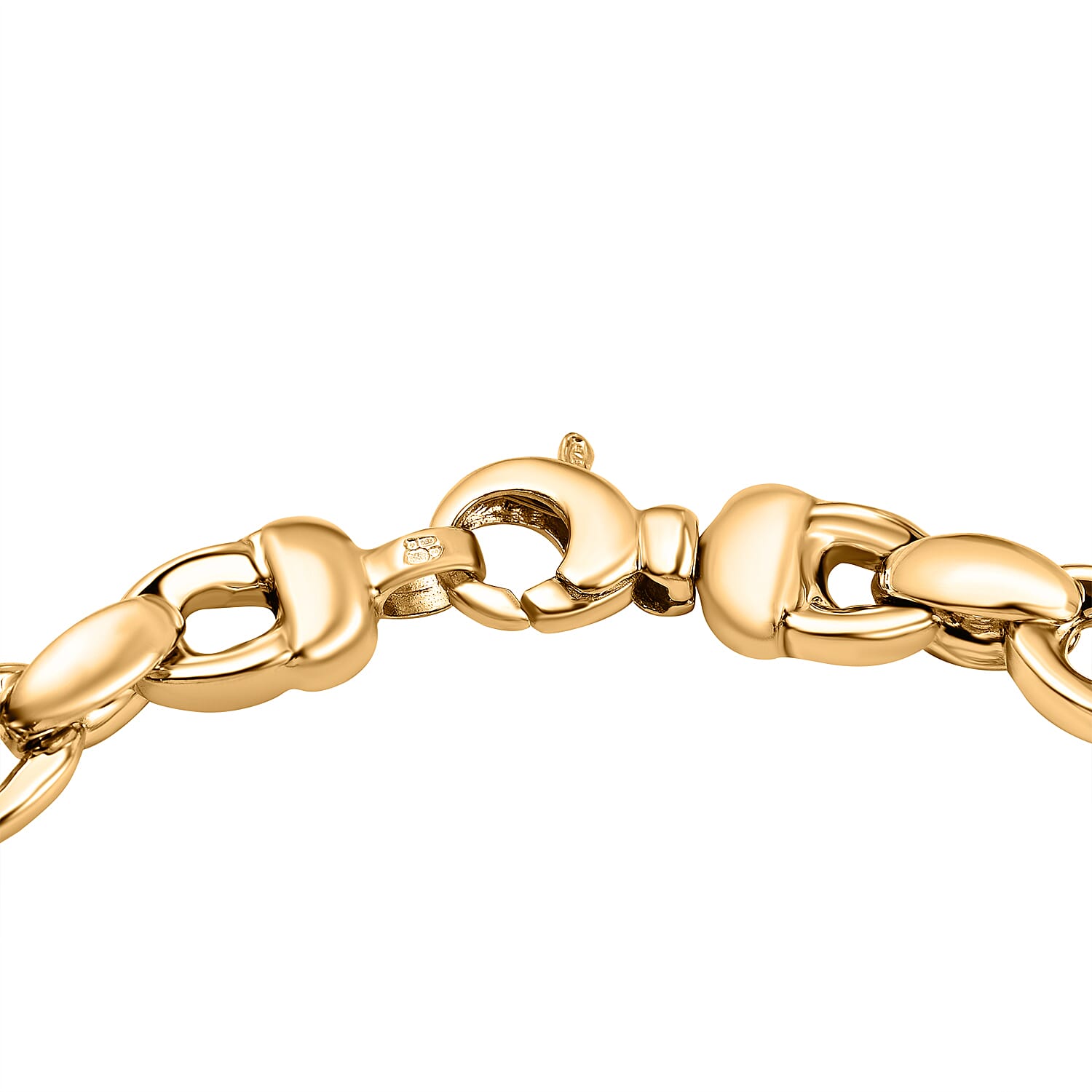 9K Yellow Gold  Bracelet (Size - 8),  Gold Wt. 13.8 Gms