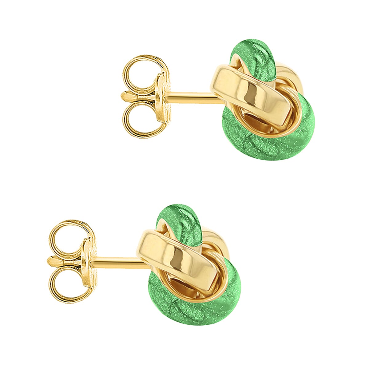 9K Yellow Gold  Earring,  Gold Wt. 1 Gms