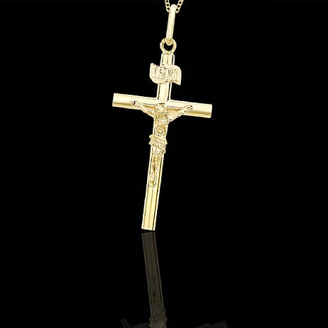 9K Yellow Gold  Pendant,  Gold Wt. 0.87 Gms