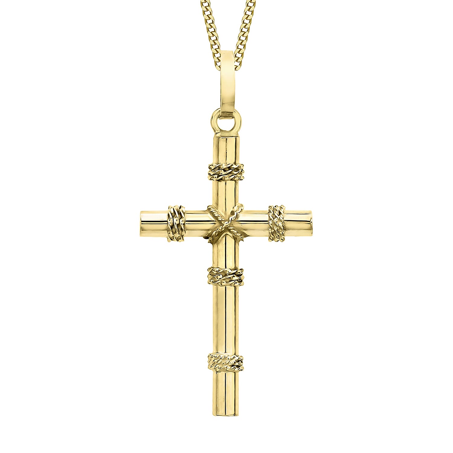 9K Yellow Gold  Pendant,  Gold Wt. 0.55 Gms