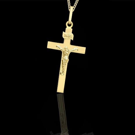 9K Yellow Gold  Pendant,  Gold Wt. 0.71 Gms