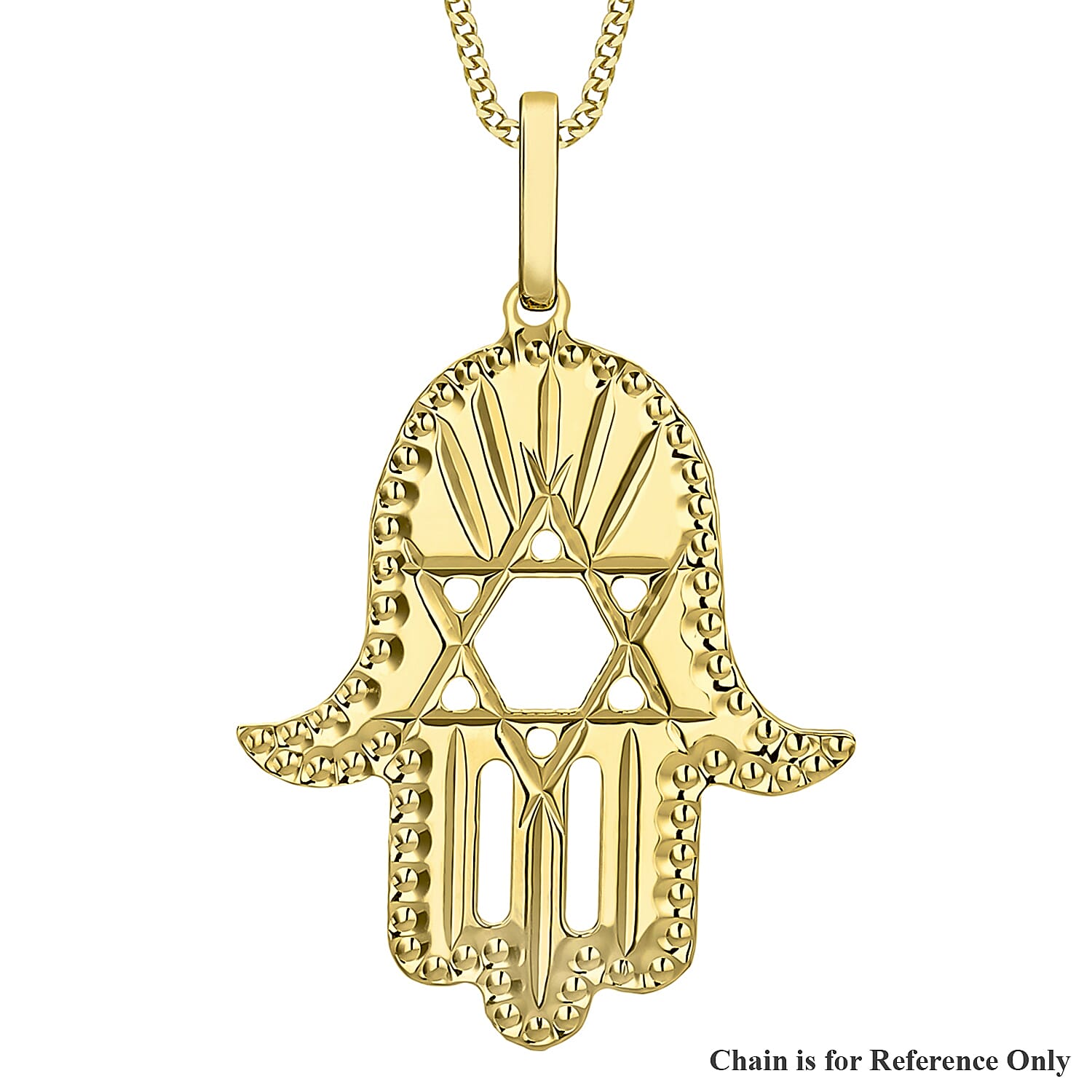 9K Yellow Gold  Pendant,  Gold Wt. 0.98 Gms